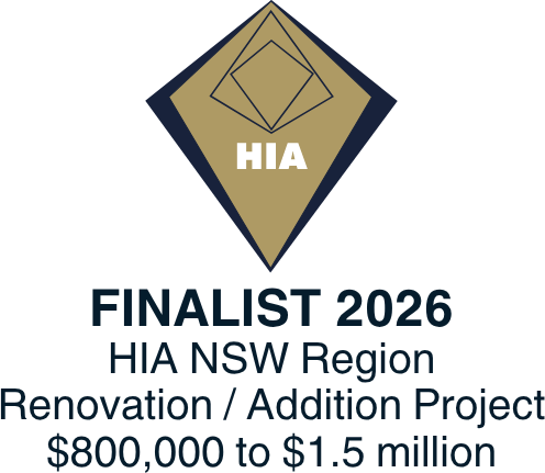 2026 HIA NSW Renovation Addition Project finalist